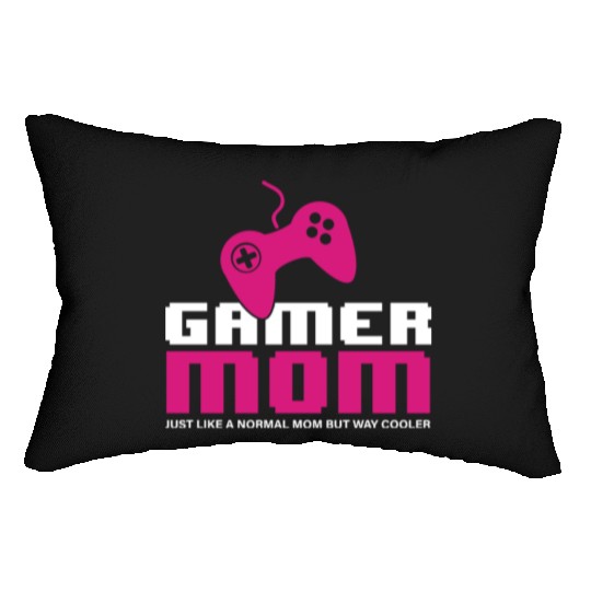 Gamer Mom Video Games Gaming Lover Mother Player Lumbar Pillows