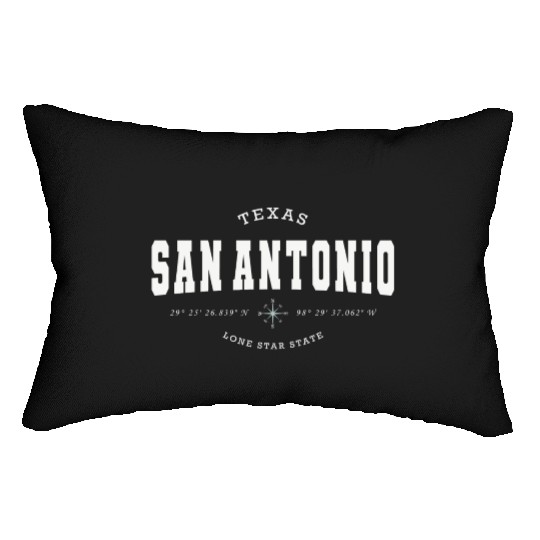 San Antonio (TX) USA Lumbar Pillows