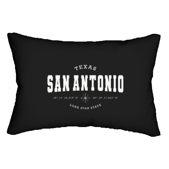 San Antonio (TX) USA Lumbar Pillows
