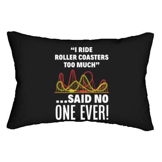 Roller Coaster Fan Lumbar Pillows