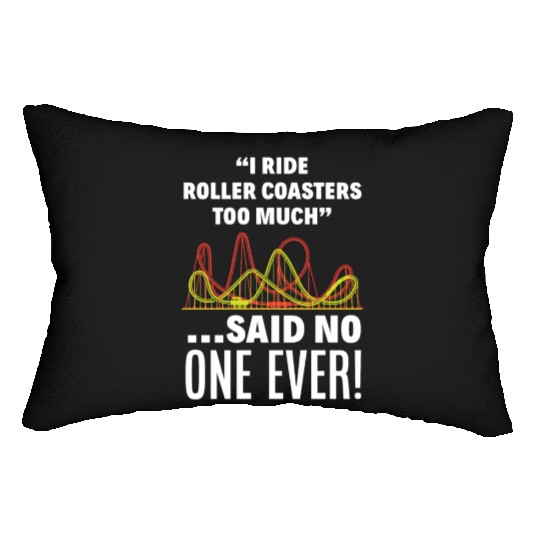 Roller Coaster Fan Lumbar Pillows