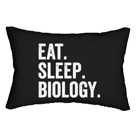 Eat Sleep Biology Lumbar Pillows