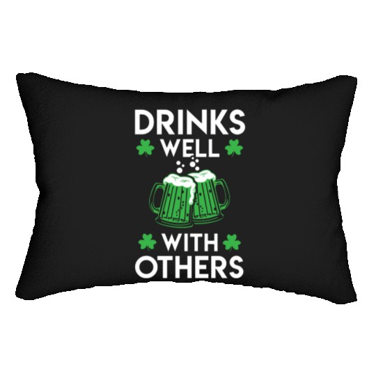 Green Beer St Patrick s Day Lumbar Pillows