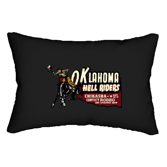 Vintage Convict Rodeo Oklahoma Lumbar Pillows