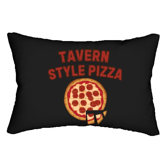 Chicago Tavern Style Pizza Lumbar Pillows Design
