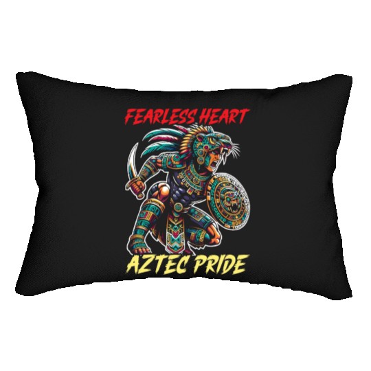 Aztec Jaguar Warrior Aztec Culture Indigenous Lumbar Pillows