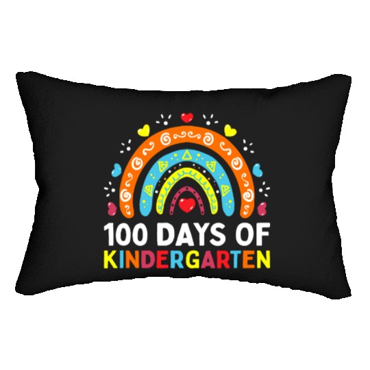 100 Days of Kindergarten School Teacher or Lumbar Pillows