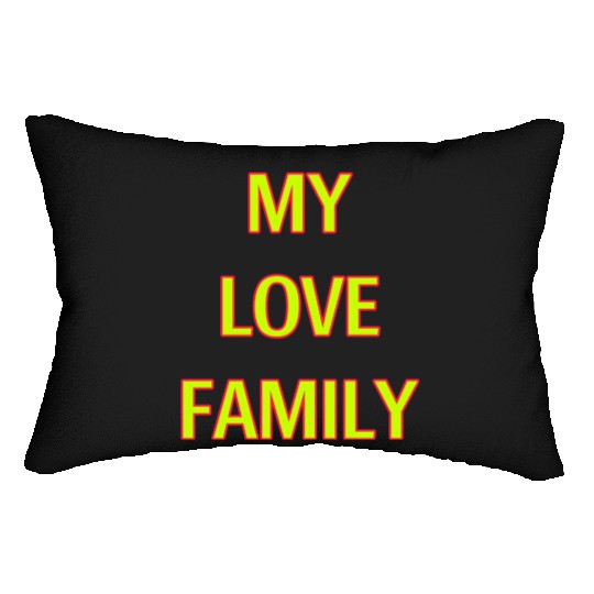 MY LOVE FAMILY USA Lumbar Pillows