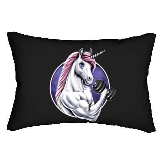 Unicorn Gym Fitness Lumbar Pillows