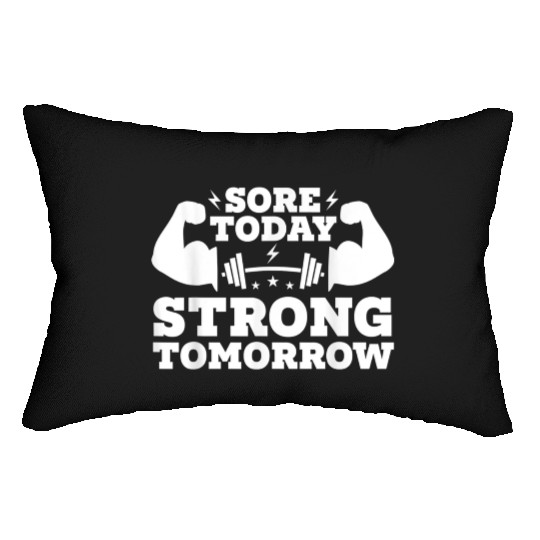 Motivational Fitness Gym Exercise Lumbar Pillows