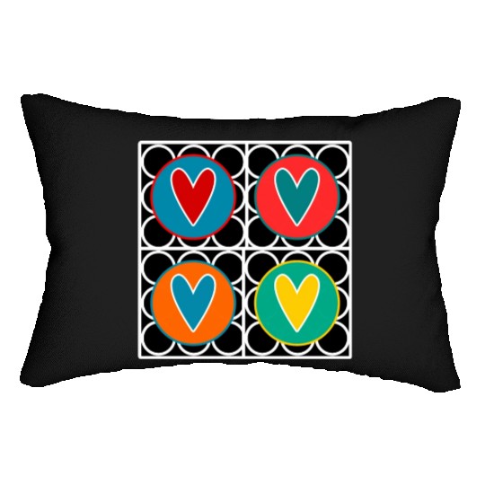 HEART. COUPLE. JUST MARRIED. Bachelorette party. VALENTINE'S DAY. Lumbar Pillows