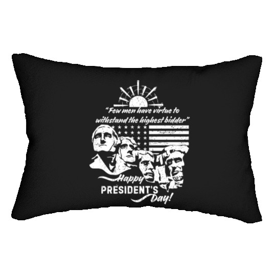 Presidents Day USA Lumbar Pillows
