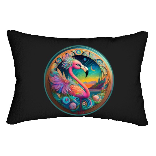 aiTee Flamingo 01 Lumbar Pillows