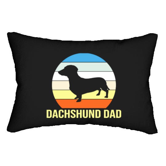 Dachshund Dad Lumbar Pillows