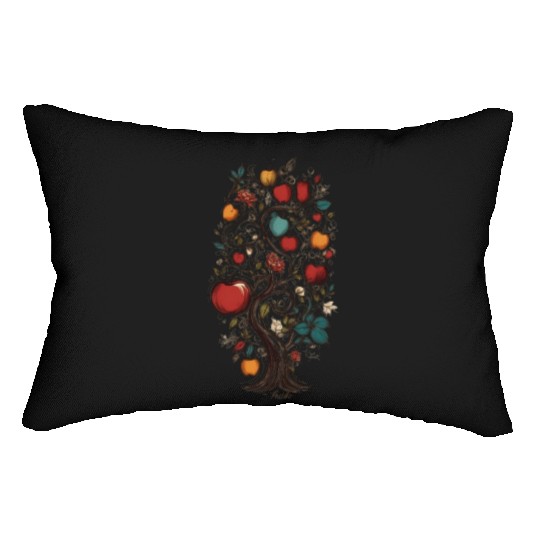 Apple tree Lumbar Pillows
