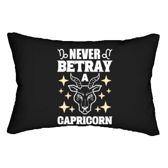 Capricorn Zodiac Sign Tarot Card Reader Lumbar Pillows