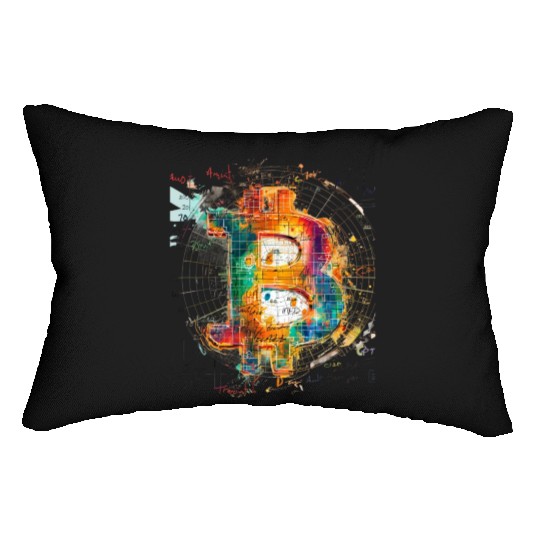 Pi day 3.14 Nerd Math Teacher Crypto Bitcoin Lumbar Pillows
