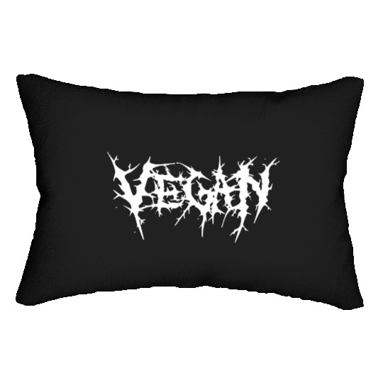 Vegan Death Metal Goth Style FTA Lifestyle FTP Lumbar Pillows