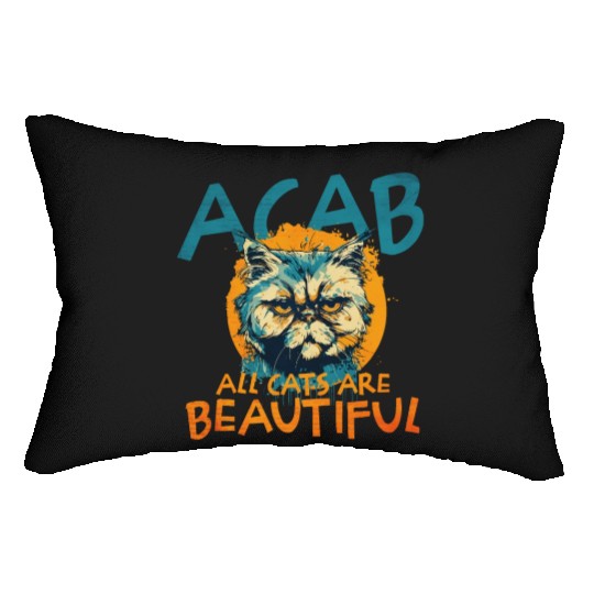 ACAB All Cats Are Beautiful Lumbar Pillows