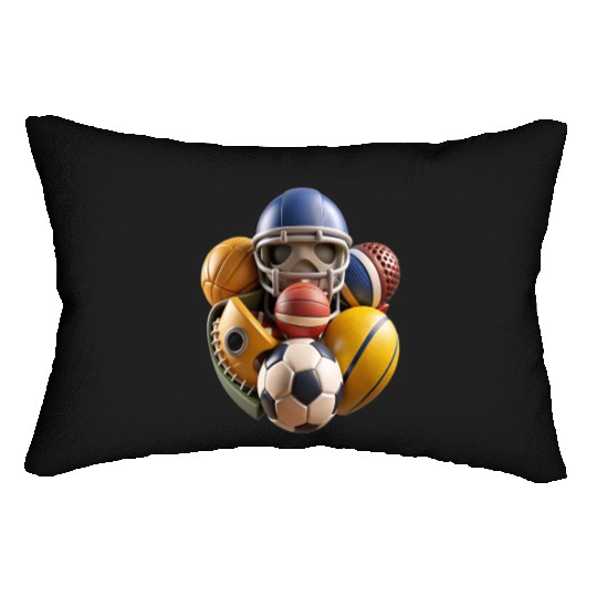 Game Day All Day College Sports Lumbar Pillows