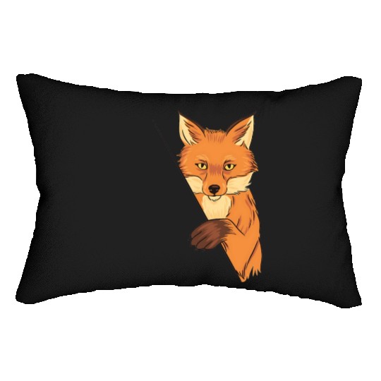 Red Fox Cartoon Animal Kingdom Nature Lumbar Pillows