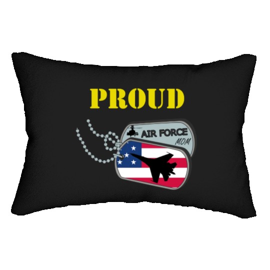 Proud Air Force Mom Lumbar Pillows