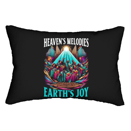 Gospel Music Religious Bible Scripture Christian Lumbar Pillows