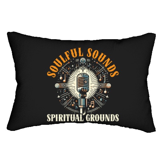 Gospel Music Religious Bible Scripture Christian Lumbar Pillows