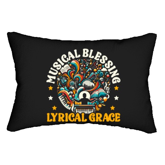 Gospel Music Religious Bible Scripture Christian Lumbar Pillows