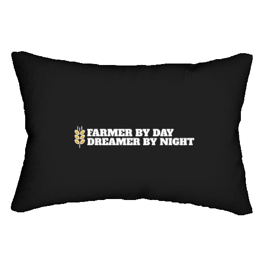 farmer by day dreamer by night Lumbar Pillows