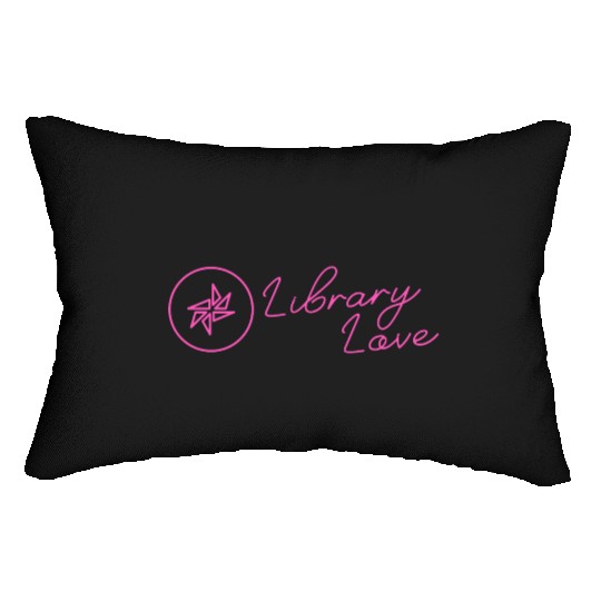ALIA Library Love Neon Pink Solid Lumbar Pillows