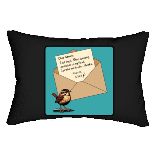 Cute Little Angry Bird Design Lumbar Pillows