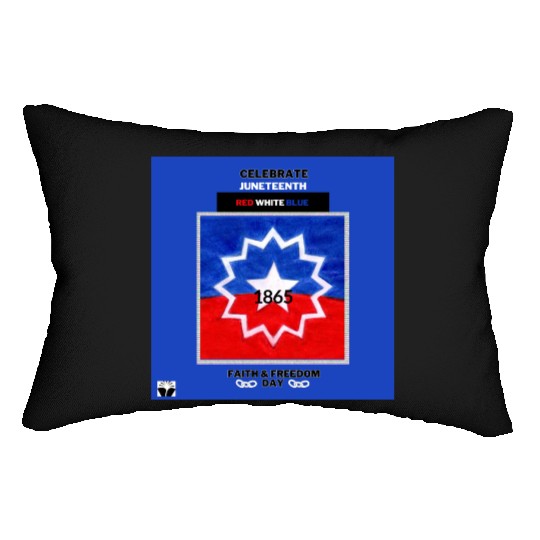 Celebrate Juneteenth: The Red White & Blue Lumbar Pillows