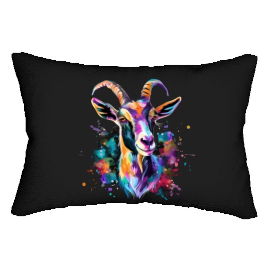Goat Farmer Gift Lumbar Pillows