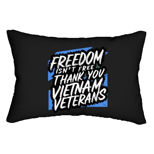 Gratitude Graffiti: Vector Lumbar Pillows Tribute to Vietnam