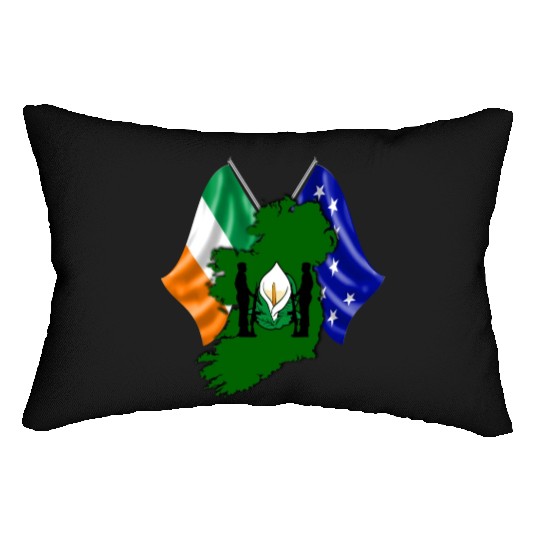 Irish Easter Lily - Designed in Ireland Lumbar Pillows