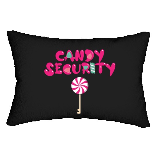Candy Security Mom Dad Matching Birthday Costume Lumbar Pillows