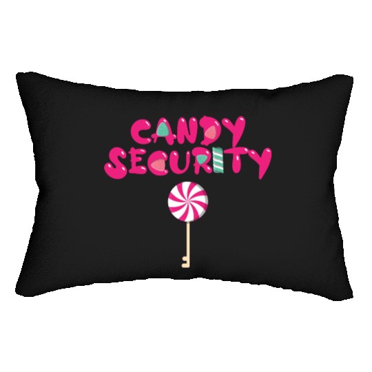 Candy Security Mom Dad Matching Birthday Costume Lumbar Pillows