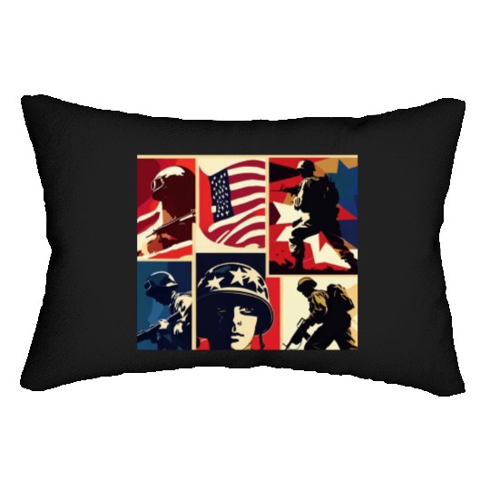 Memorial Day 6 Lumbar Pillows
