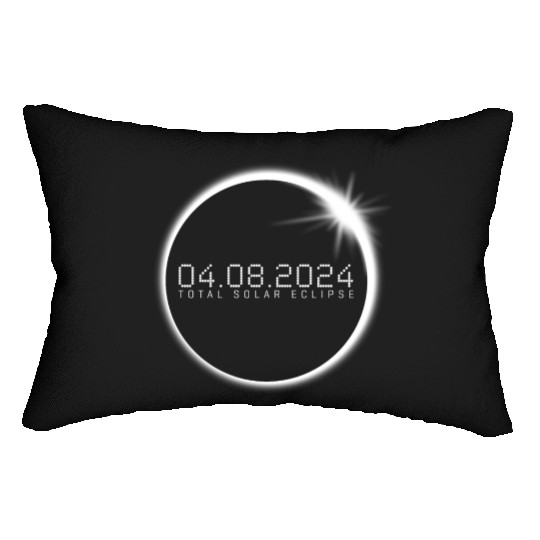 Total Solar Eclipse 2024 Lumbar Pillows