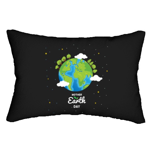 Earth day Lumbar Pillows