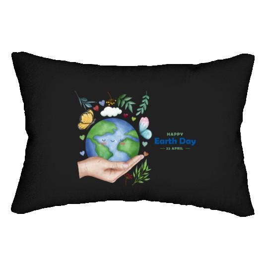 Earth Day Lumbar Pillows