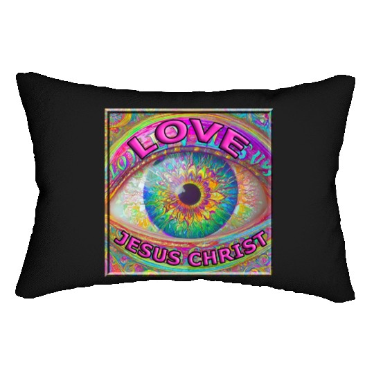 Eye (I) Love JESUS CHRIST Lumbar Pillows