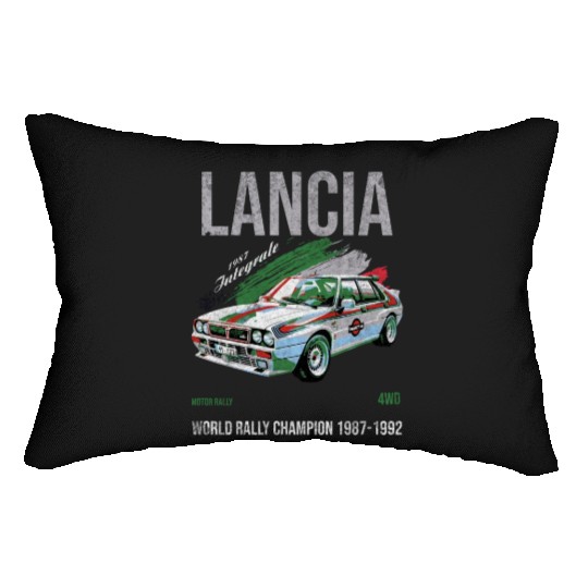 Italian legend wrc Lumbar Pillows