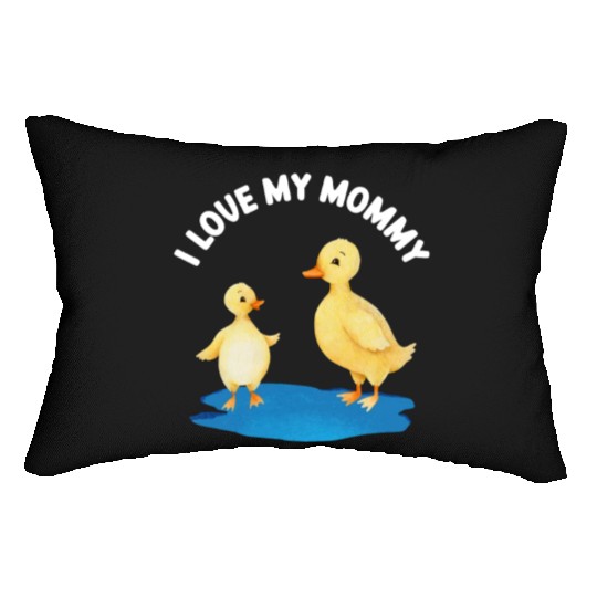 Duck And Duckling Mother's Day For Kids And Adults Lumbar Pillows