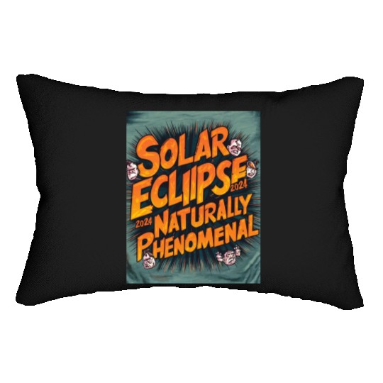 Solar Eclipse 2024 Naturally Phenomenal Lumbar Pillows