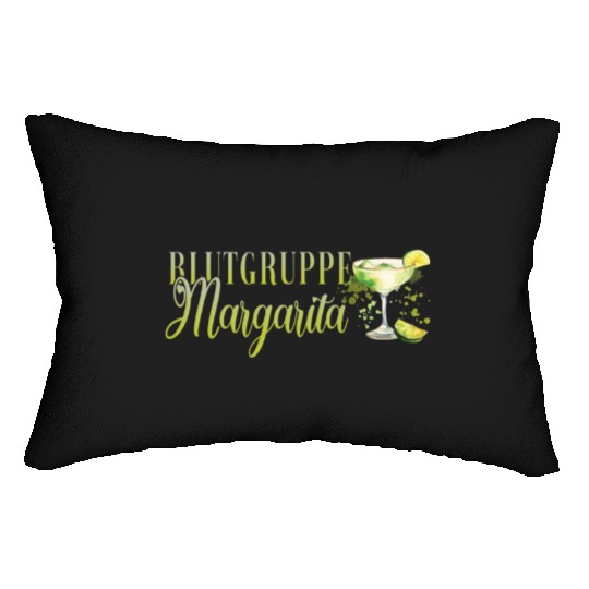 Blutgruppe Margarita Tequila Stag Party Lumbar Pillows