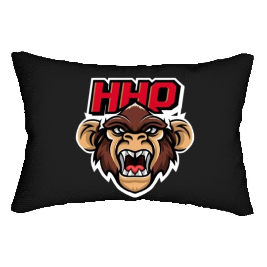 hip hop Amazing unique Logos typography Lumbar Pillows