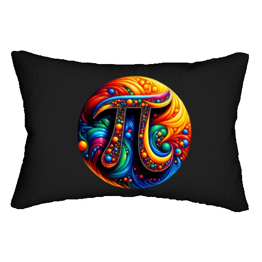 Pi Day Nerd Geek Love Math Pi Symbol Kids Men Lumbar Pillows