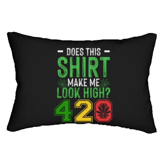 Uproarious 420 Good Herb Weed Marijuana Design Lumbar Pillows